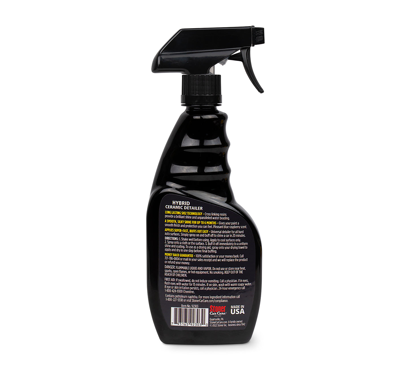 Stoner Hybrid Ceramic Detailer Back Details