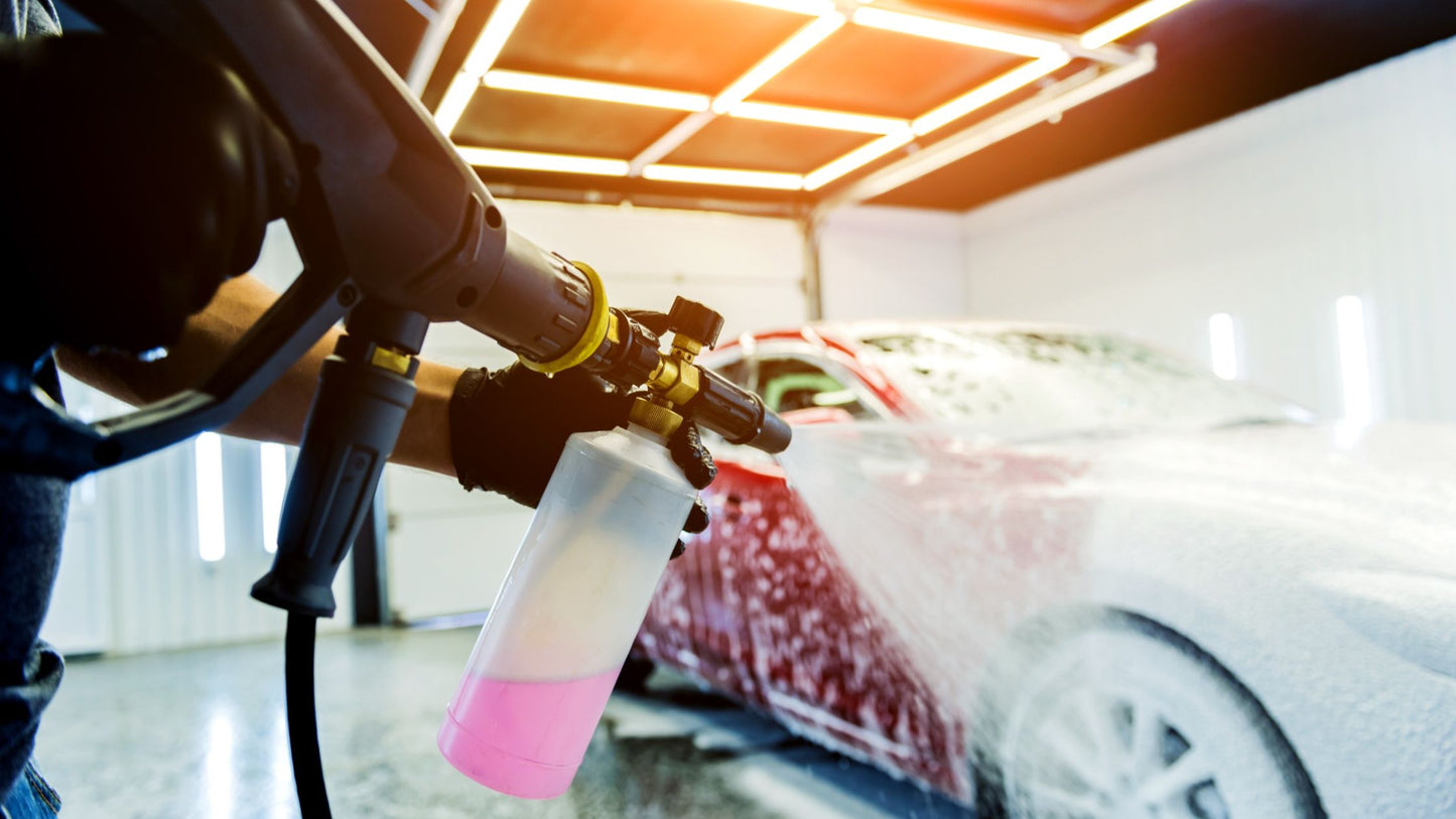 How to Use a Foam Cannon When Washing Your Car