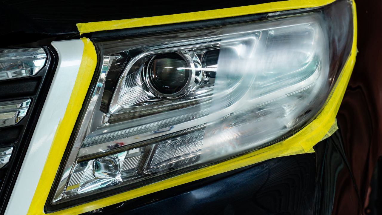 Car Auto Headlight Polishing Kit Repair Restoration With Protective Sealant