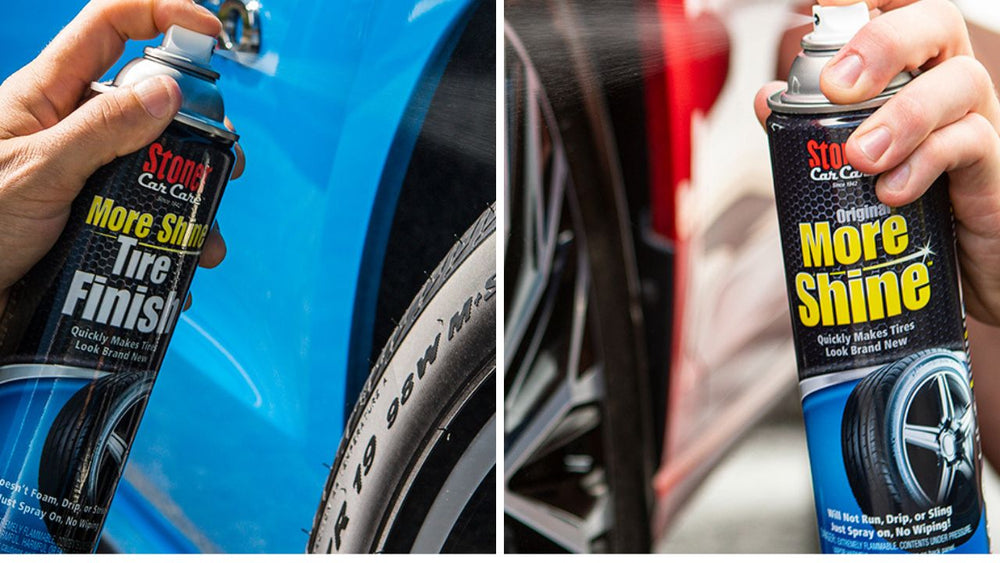 Why do we offer two tire shines? What’s the difference?