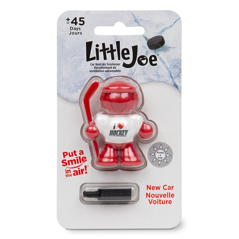 Little Joe Air Freshener - I Love Hockey (New Car) - Stoner Car Care