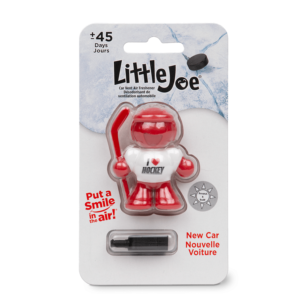 Little Joe Air Freshener - I Love Hockey (New Car) - Stoner Car Care