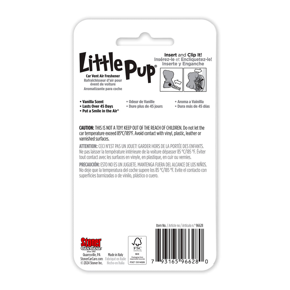 
                  
                    Little Pup Car Air Freshener (Vanilla)
                  
                