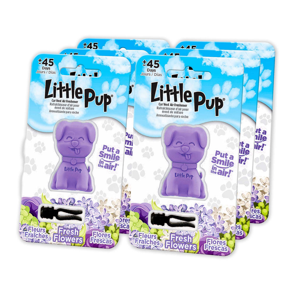
                  
                    Little Pup Car Air Freshener (Fresh Flowers)
                  
                
