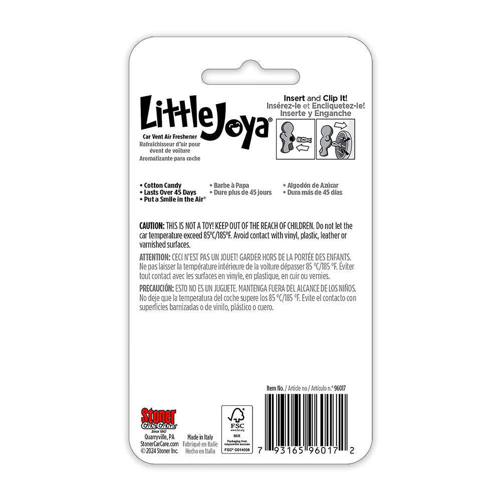 
                    
                      Little Joya Car Air Freshener (Cotton Candy) - Stoner Car Care
                    
                  