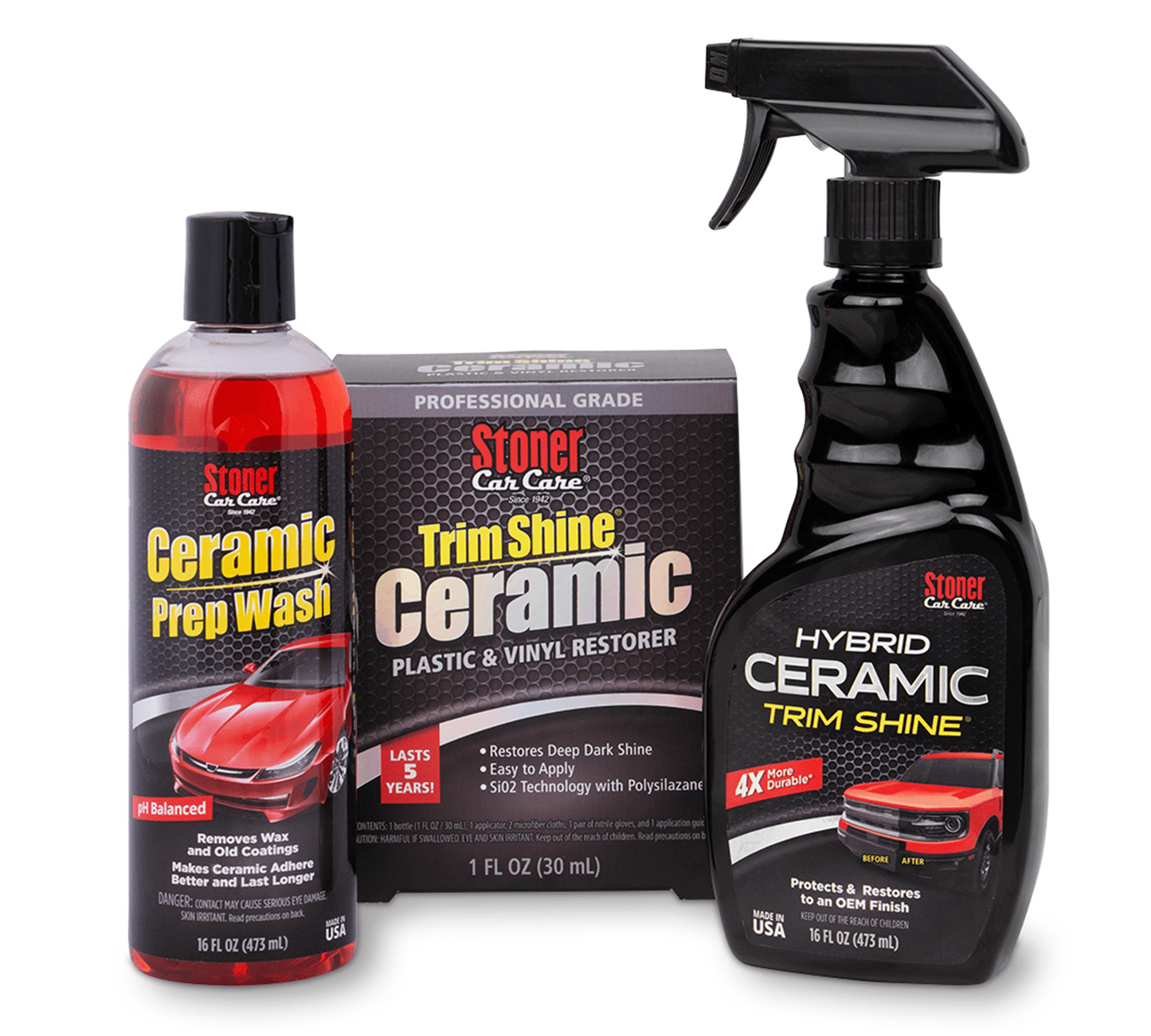Stoner Car Care Trim Shine Pro Ceramic Kit - Stoner Car Care
