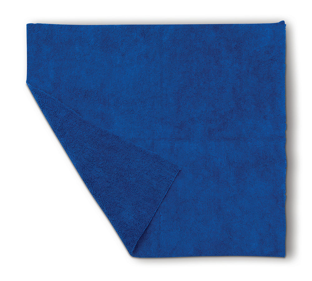 
                  
                    Stoner Premium All-Purpose Microfiber - 16x16 - 365 GSM Laid out with one corner folded up
                  
                