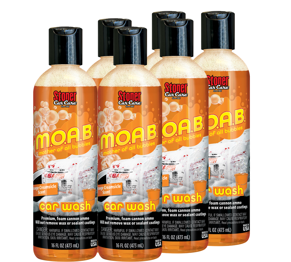 
                  
                    6 Pack of Orange Creamsicle Scented Mother Of All Bubbles (M.O.A.B.) Car Wash
                  
                
