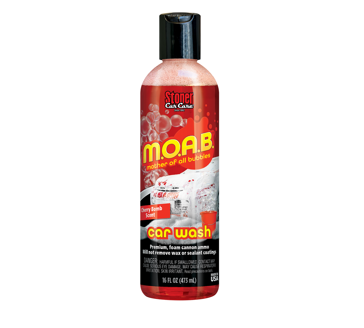 
                  
                    Cherry Bomb Scented Mother Of All Bubbles (M.O.A.B.) Car Wash
                  
                